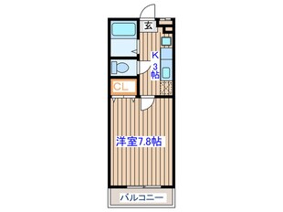 エスパス若林の物件間取画像